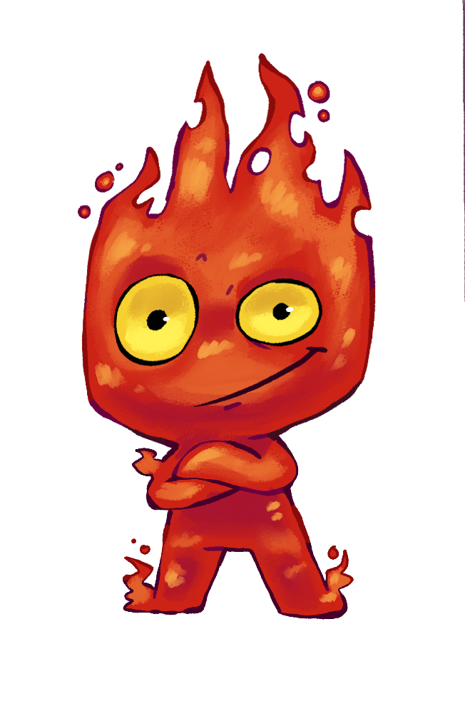 Sticker Chico Fuego